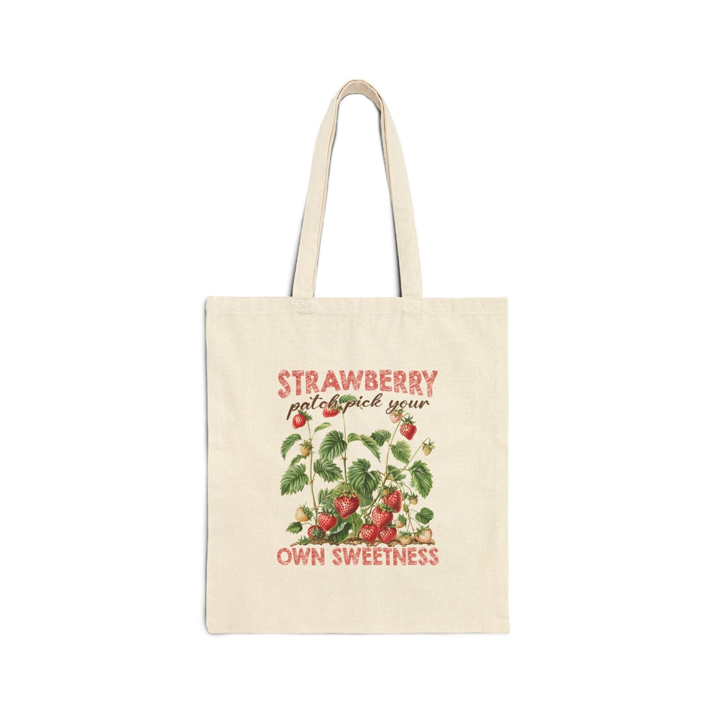 Strawberry Farmer's Market – Canvas Tote Bag